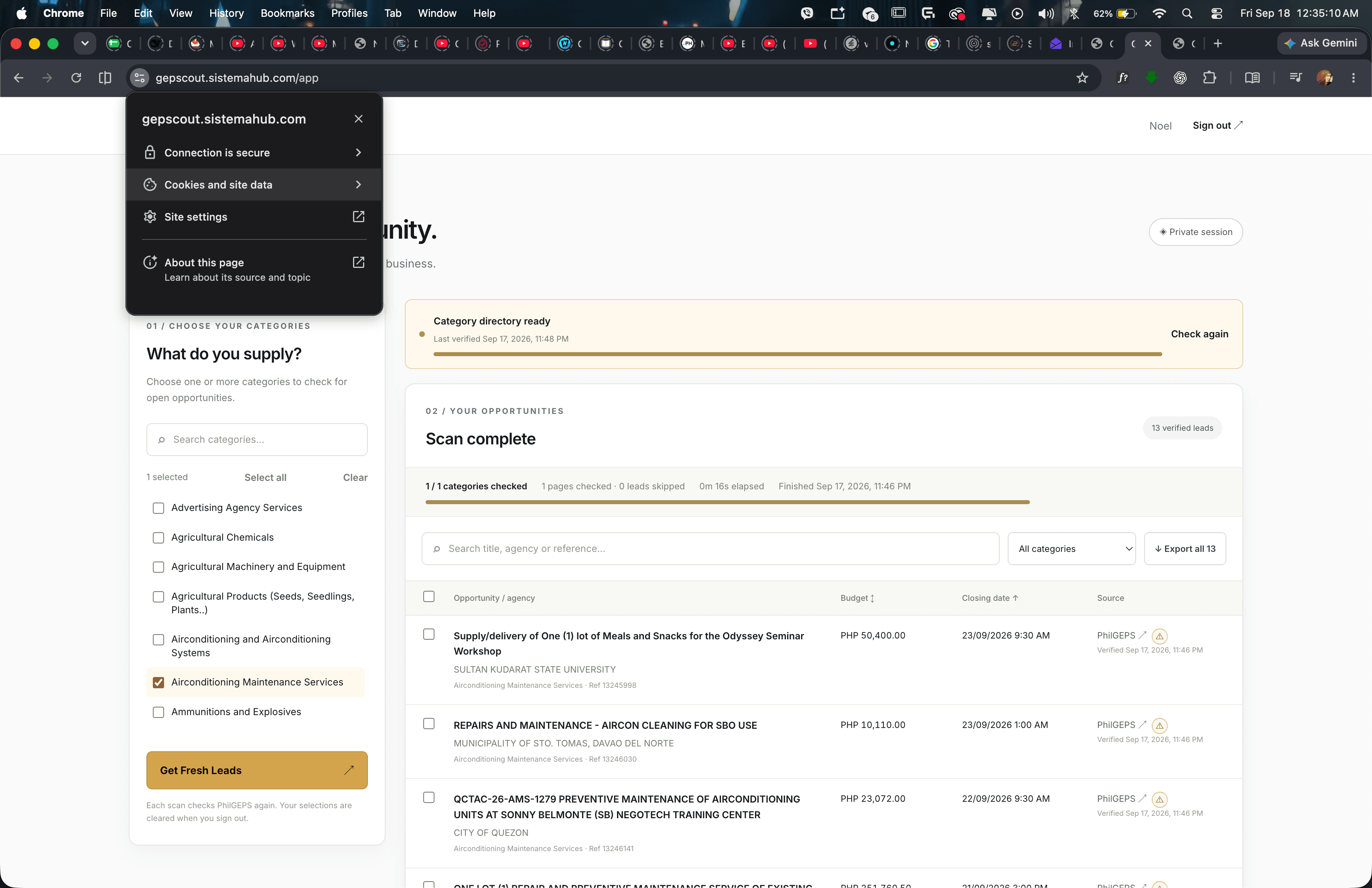 Step 3: Choose Cookies and site data